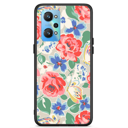 Realme Gt Neo 2 Lady roses Black Glossy Θήκη