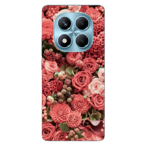 Xiaomi Redmi Note 14 Pro Rose festival Transparent Silicone TPU Θήκη