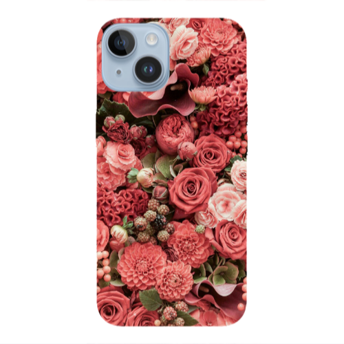 Apple iPhone 14 Plus Rose festival Transparent Silicone TPU Θήκη