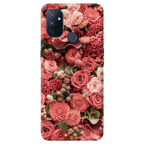 Oneplus Nord 100 Rose festival Transparent Silicone TPU Θήκη