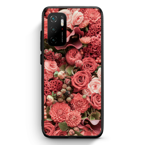 Xiaomi Poco M3 Pro Rose festival Black Glossy Θήκη