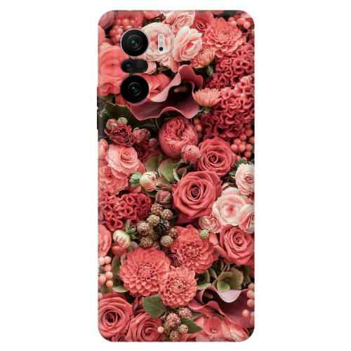 Xiaomi Poco F3 Rose festival Transparent Silicone TPU Θήκη
