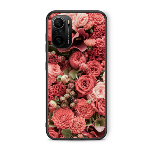 Xiaomi Poco F3 Rose festival Black Glossy Θήκη