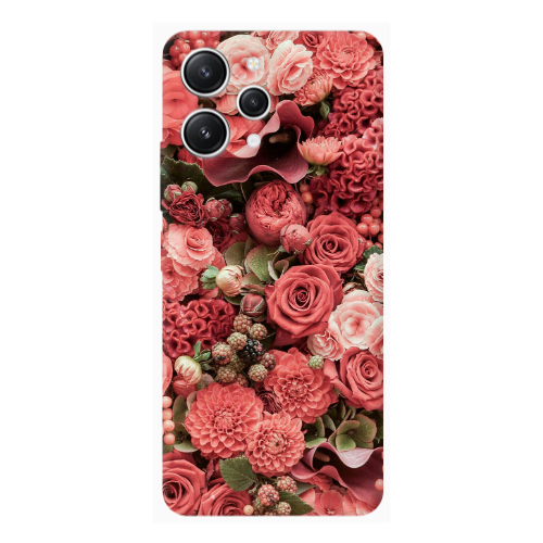 Xiaomi Redmi 12 Rose festival Transparent Silicone TPU Θήκη