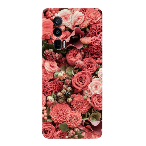 Xiaomi Poco F5 Pro Rose festival Transparent Silicone TPU Θήκη