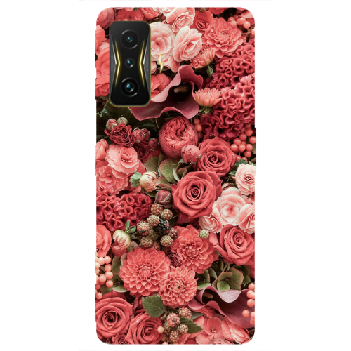 Xiaomi Poco F4 Gt Rose festival Transparent Silicone TPU Θήκη