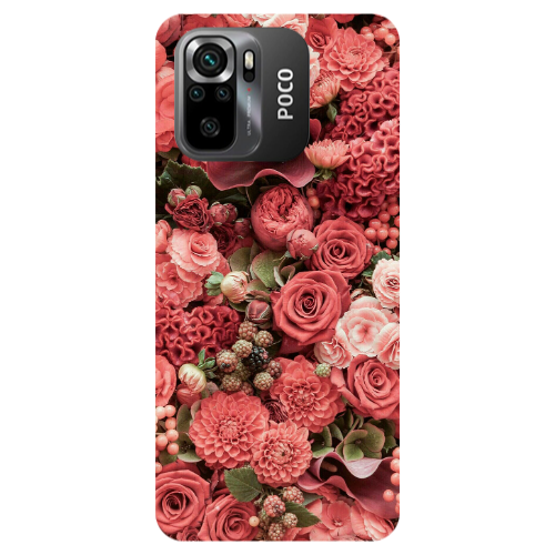 Xiaomi Poco M5 s Rose festival Transparent Silicone TPU Θήκη