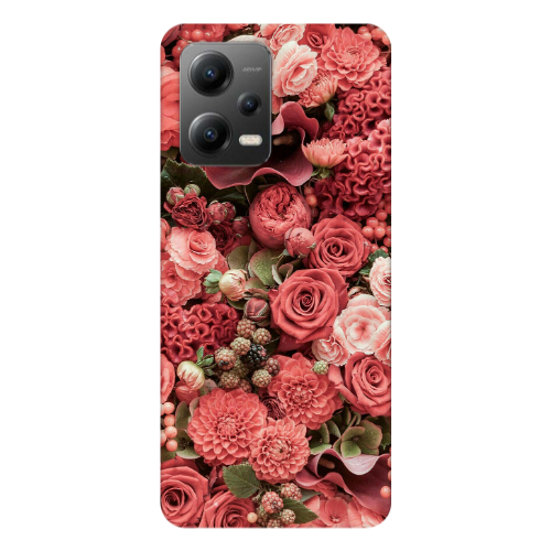 Xiaomi Poco X5 Rose festival Transparent Silicone TPU Θήκη