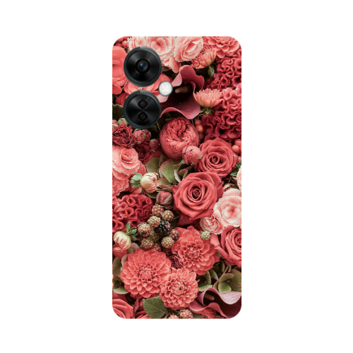 Oneplus Nord CE 3 Lite 5G Rose festival Transparent Silicone TPU Θήκη