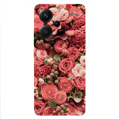 Xiaomi Redmi Note 13 Pro+ 5G  Rose festival Transparent Silicone TPU Θήκη
