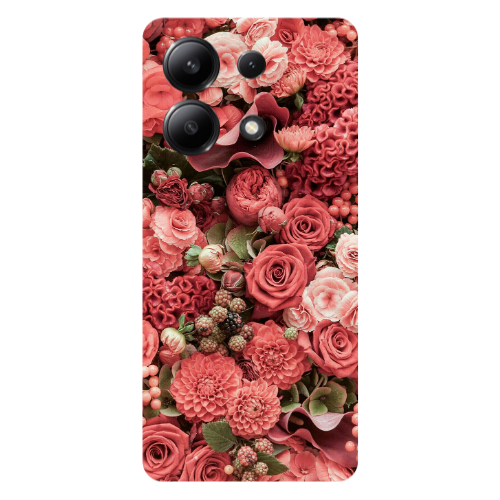 Xiaomi Redmi Note 13 4G Rose festival Transparent Silicone TPU Θήκη
