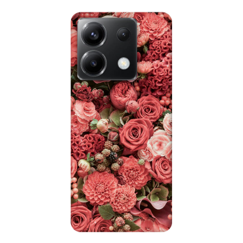 Xiaomi Poco X6 5G Rose festival Transparent Silicone TPU Θήκη