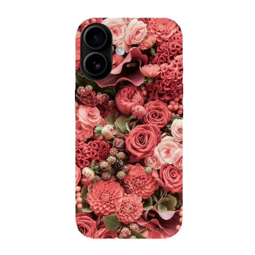 Apple Iphone 16 Rose festival Transparent Silicone TPU Θήκη