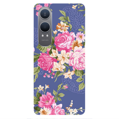 Oneplus Nord Ce 4 lite Mixed roses Transparent Silicone TPU Θήκη