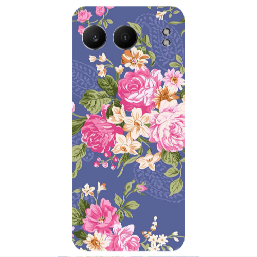 Oneplus Nord 4 Mixed roses Transparent Silicone TPU Θήκη