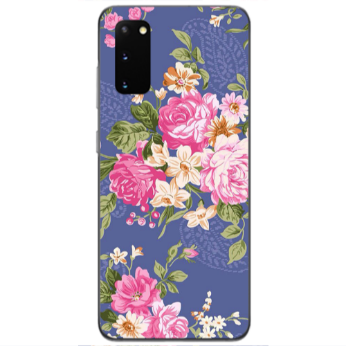 Samsung S20 Mixed roses Transparent Silicone TPU Θήκη