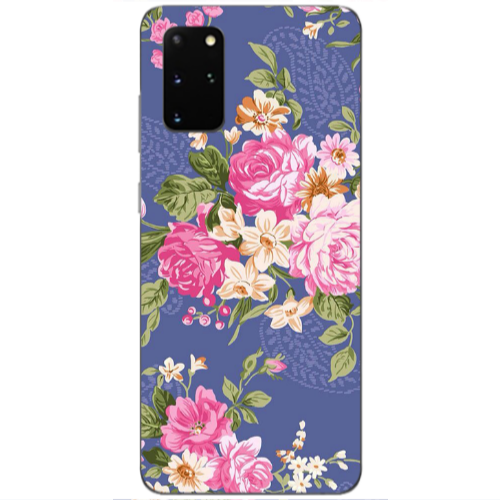 Samsung S20 Plus Mixed roses Transparent Silicone TPU Θήκη