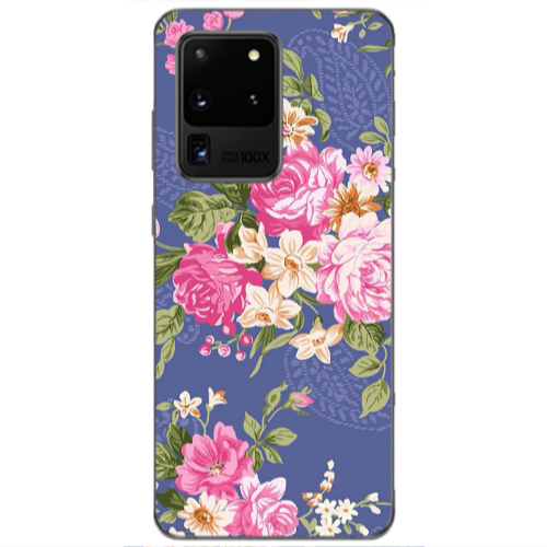 Samsung S20 Ultra Mixed roses Transparent Silicone TPU Θήκη