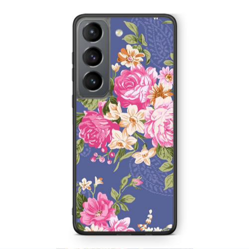 Samsung S21 Mixed roses Black Glossy Θήκη