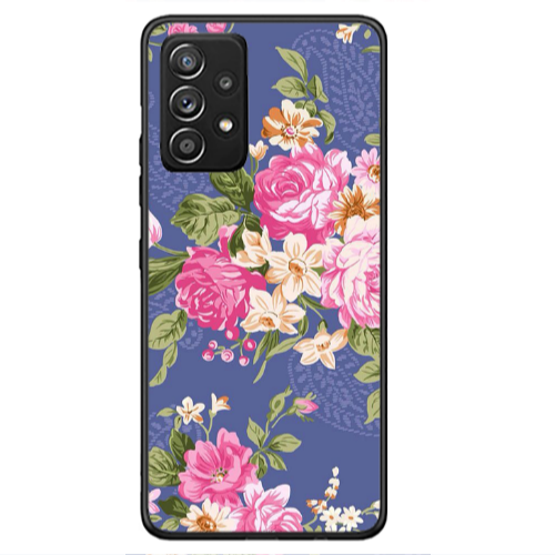 Samsung A53 Mixed roses Black Glossy Θήκη
