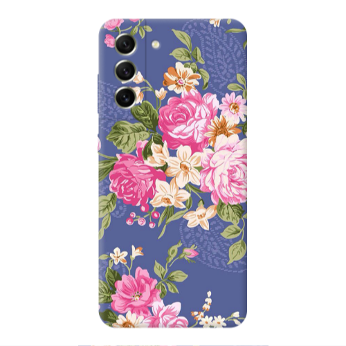 Samsung S21 FE Mixed roses Transparent Silicone TPU Θήκη