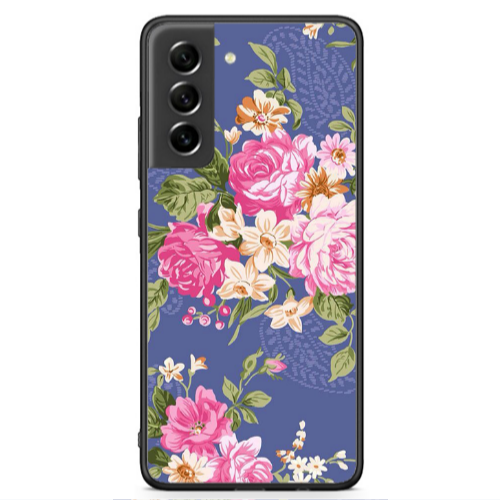 Samsung S21 FE Mixed roses Black Glossy Θήκη
