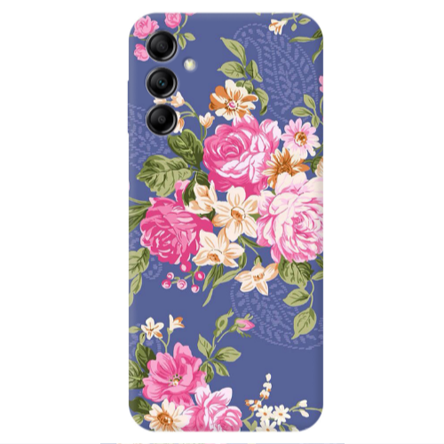 Samsung A24 Mixed roses Transparent Silicone TPU Θήκη
