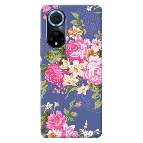 Huawei Nova 9 Mixed roses Transparent Silicone TPU Θήκη