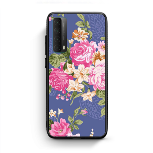 Huawei P Smart 2021 Mixed roses Black Glossy Θήκη