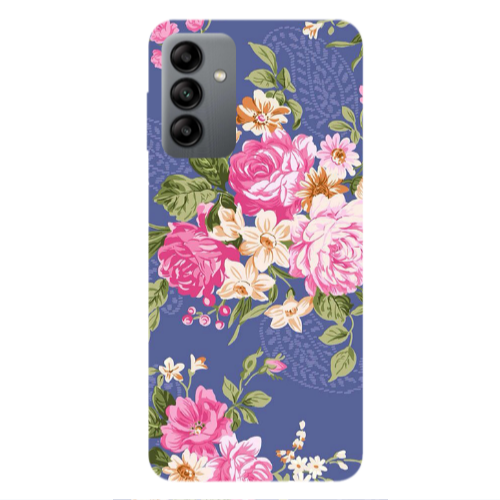 Samsung A13 5G Mixed roses Transparent Silicone TPU Θήκη