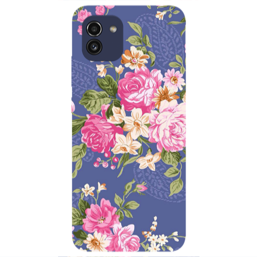 Samsung A03 Mixed roses Transparent Silicone TPU Θήκη