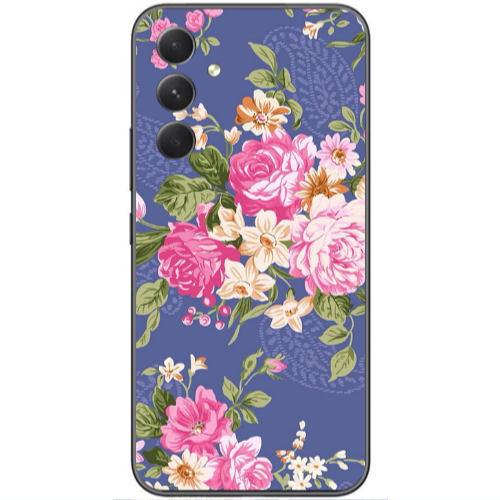 Samsung Galaxy A25 Mixed roses Transparent Silicone TPU Θήκη
