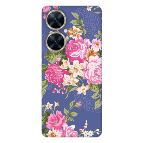 Huawei Nova 11i Mixed roses Transparent Silicone TPU Θήκη