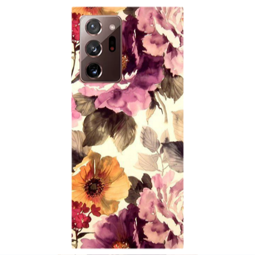 Samsung Note 20 Ultra Daisies and roses Transparent Silicone TPU Θήκη