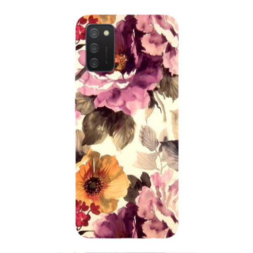 Samsung A02s Daisies and roses Transparent Silicone TPU Θήκη