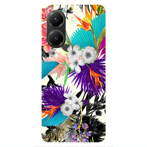 Xiaomi Poco X7 Pro Sea flowers Transparent Silicone TPU Θήκη
