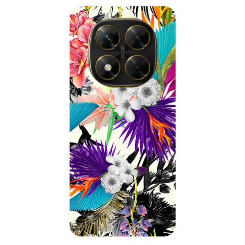 Xiaomi Poco X7 Sea flowers Transparent Silicone TPU Θήκη