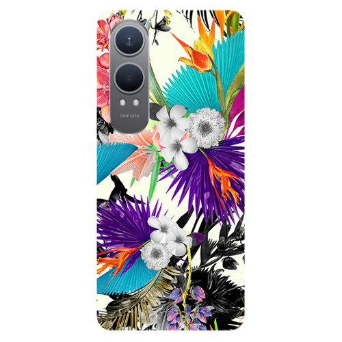 Oneplus Nord Ce 4 lite Sea flowers Transparent Silicone TPU Θήκη