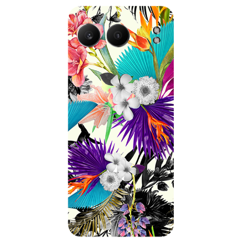 Oneplus Nord 4 Sea flowers Transparent Silicone TPU Θήκη