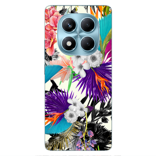 Xiaomi Redmi Note 14 Pro Sea flowers Transparent Silicone TPU Θήκη