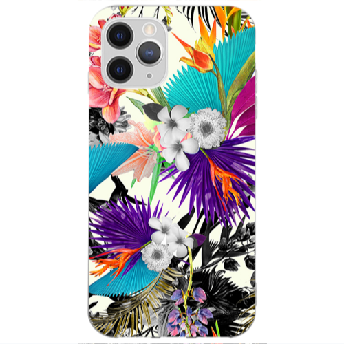 Apple iPhone 13 Pro Max Sea flowers Transparent Silicone TPU Θήκη
