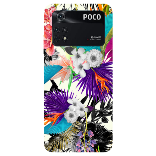 Xiaomi Poco M4 Pro 4G Sea flowers Transparent Silicone TPU Θήκη
