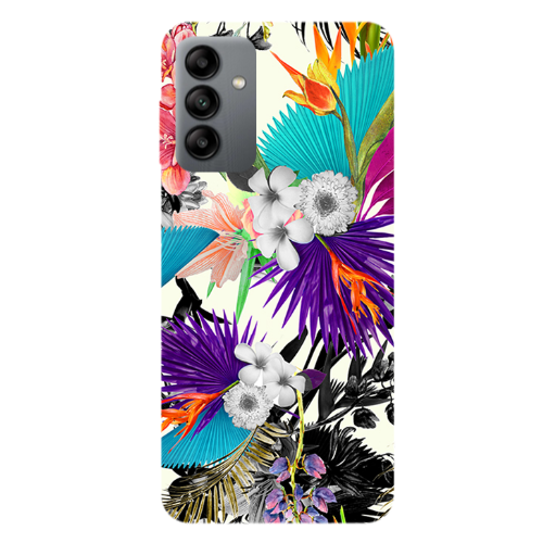 Samsung A13 5G Sea flowers Transparent Silicone TPU Θήκη