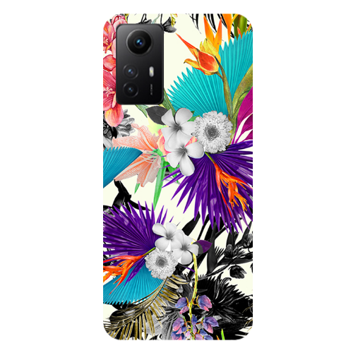 Xiaomi Redmi Note 12s Sea flowers Transparent Silicone TPU Θήκη