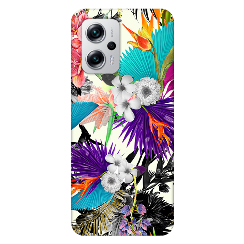 Xiaomi Poco X4 GT Sea flowers Transparent Silicone TPU Θήκη