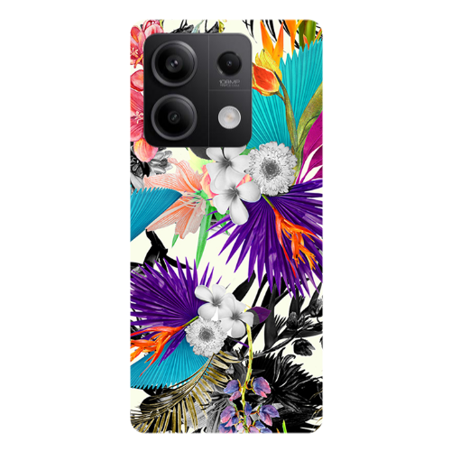 Xiaomi Redmi Note 13 5G Sea flowers Transparent Silicone TPU Θήκη