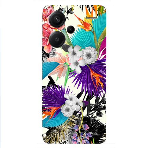 Xiaomi Redmi Note 13 Pro+ 5G  Sea flowers Transparent Silicone TPU Θήκη
