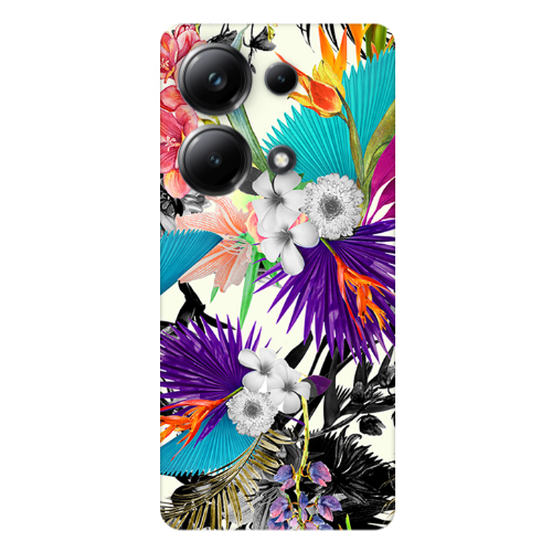 Xiaomi Poco M6 Pro 4G Sea flowers Transparent Silicone TPU Θήκη
