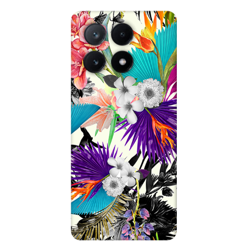 Xiaomi Poco X6Pro 5G Sea flowers Transparent Silicone TPU Θήκη