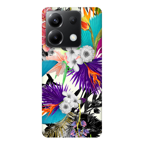 Xiaomi Poco X6 5G Sea flowers Transparent Silicone TPU Θήκη